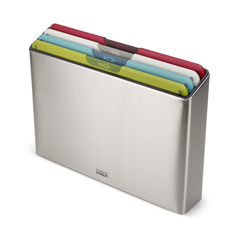 Joseph Joseph Folio Steel Chopping Boards, 4-piece Set In Multi