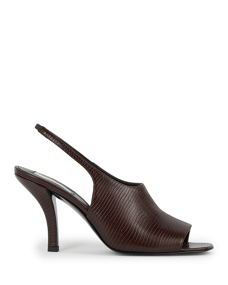 Toteme Women's Contour Lizard Embossed Slingback Sandals