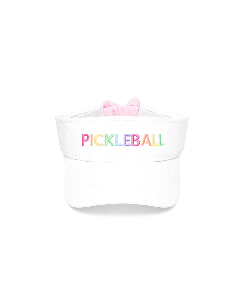 Bits & Bows Girls' Pickleball Bow Visor