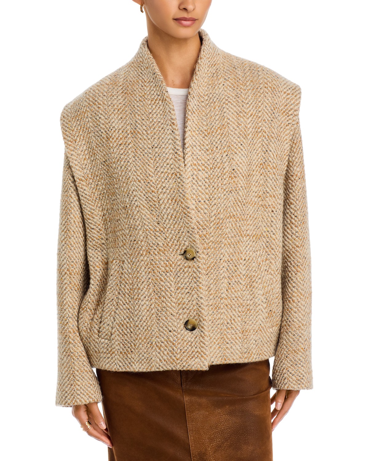 Drogo Herringbone Tweed Jacket