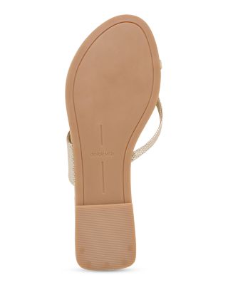 Women's Gold Flat Sandals + Free Shipping - Bloomingdale's