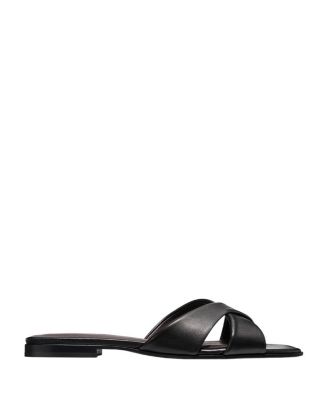 Black Flat Sandals