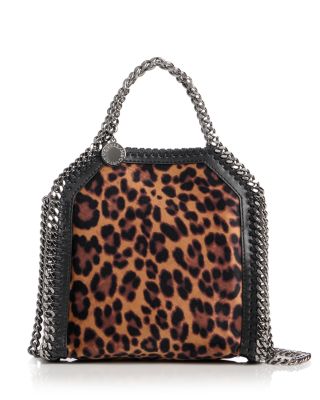 Falabella Leopard Print Tiny Tote
