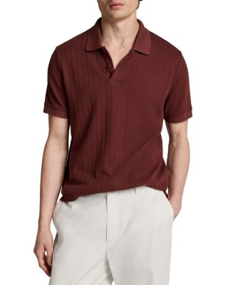 Drop Needle Stripe Short Sleeve Polo