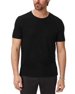 John Varvatos Stanley Short Sleeve Crewneck Tee in Broken Stitch