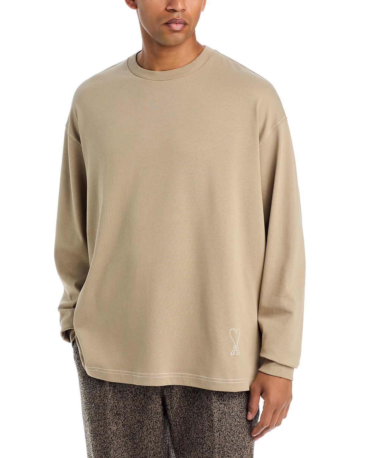 Ami Topstitch Crewneck Shirt