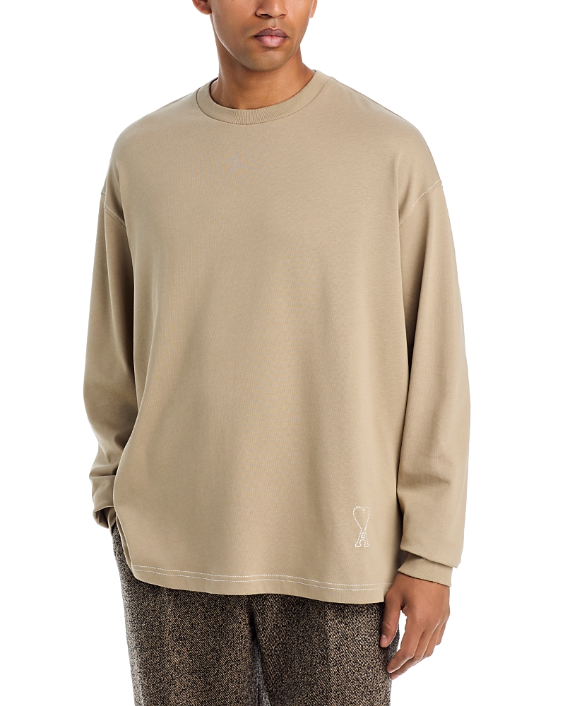 Ami Topstitch Crewneck Shirt