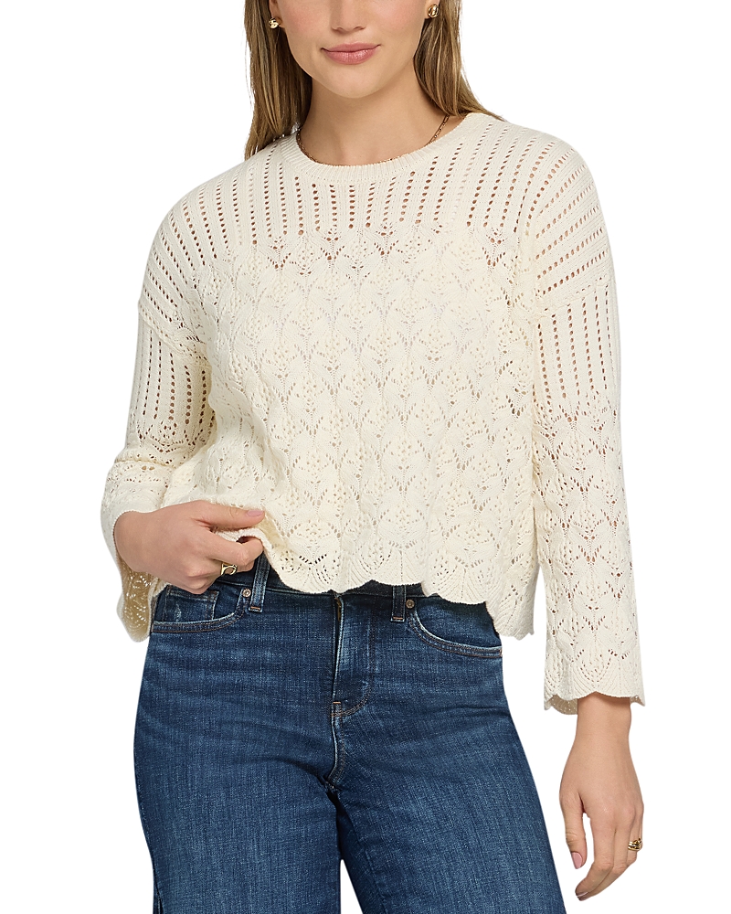Nydj Pointelle Popover Sweater