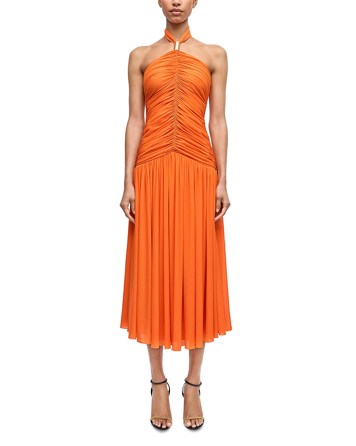 Ronny Kobo Wrenley Halter Dress