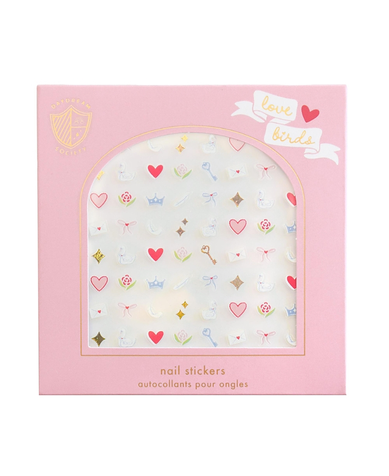 Jollity & Co. Love Birds Nail Stickers, Set of 100