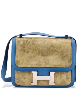 23 Constance Bag Doblis Suede with Swift