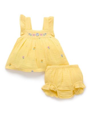  Girls' Daisy Broderie Set - Baby