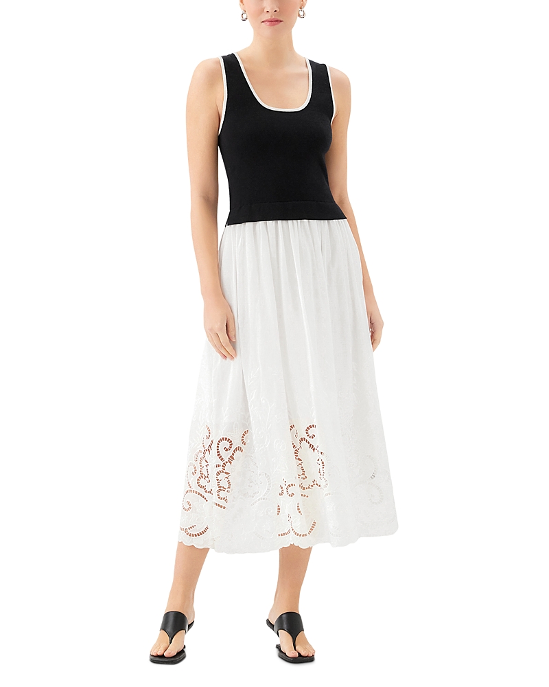 Fifteen Twenty Alicia Contrast Midi Dress