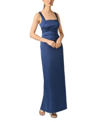 blue embellished maxi dress Miss Circle Women's Wallie Baby Rhinestone Mesh Backless Gown - Blue Classy Black Evening Dresses Prom Dress For Curvy Girl Size:Us Size 16 embellished crew neck and