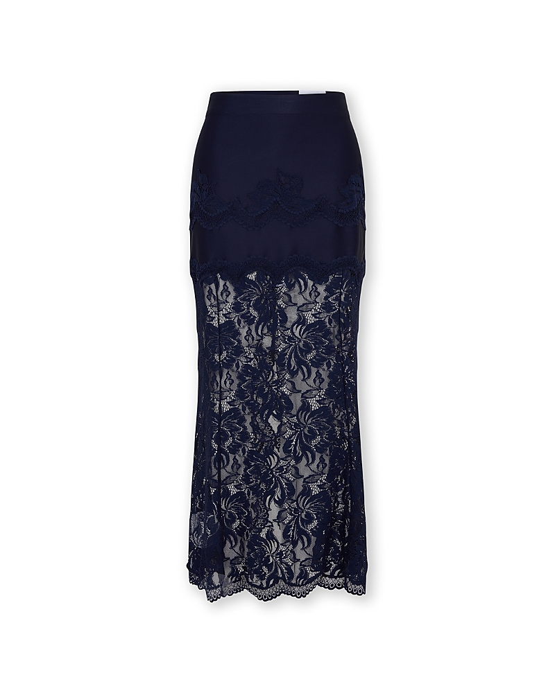 Rabanne Scalloped Lace Skirt