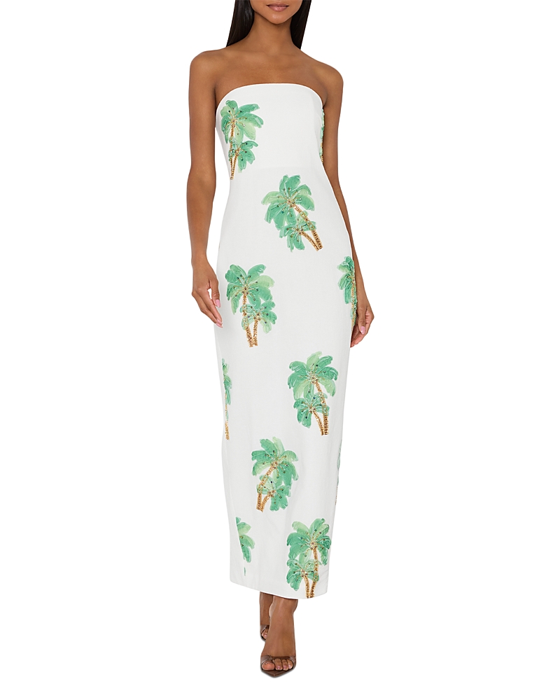 Milly Clara Embellished Maxi Dress