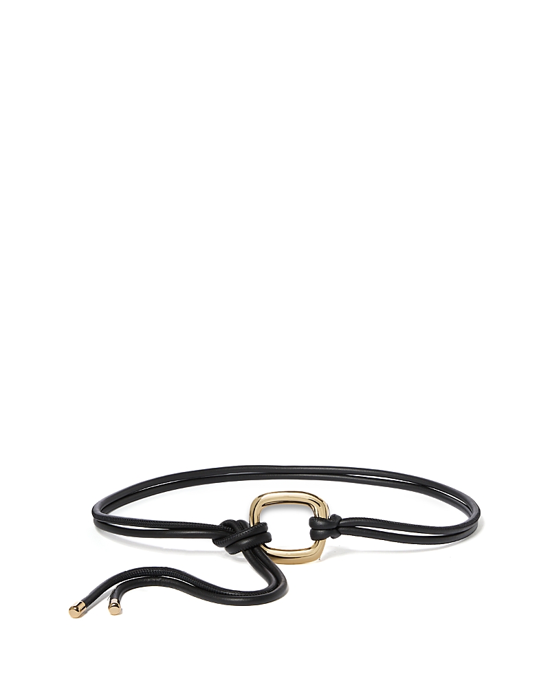 Madewell Women's Sculpted Buckle Tie Leather Belt