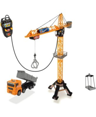 Mega Crane Remote Control Set with Truck, Ages 3+