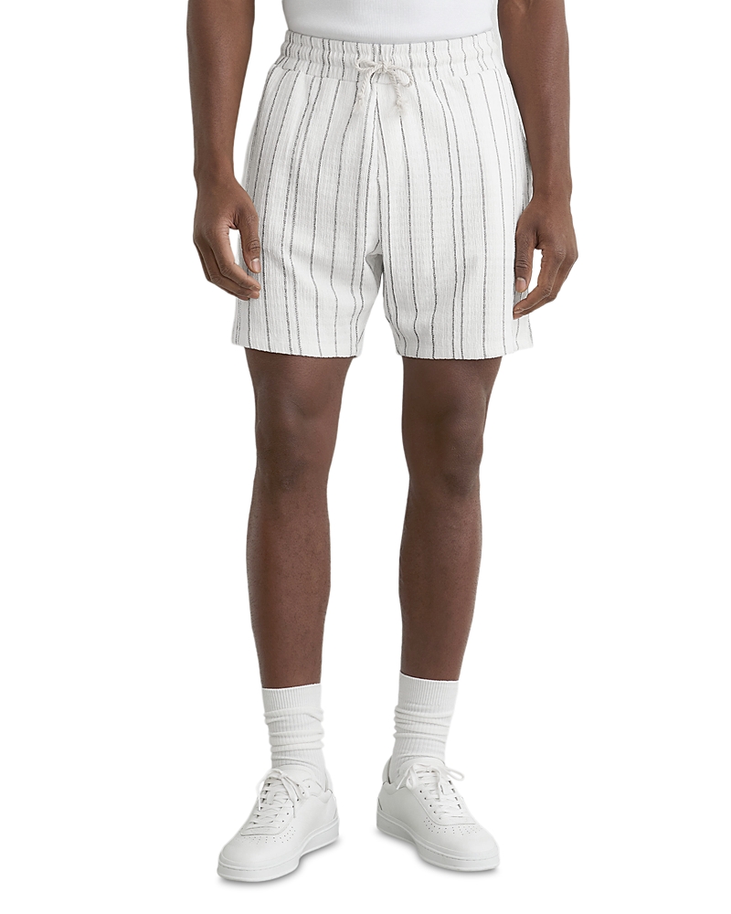 Reiss Jett Textured Stripe Shorts