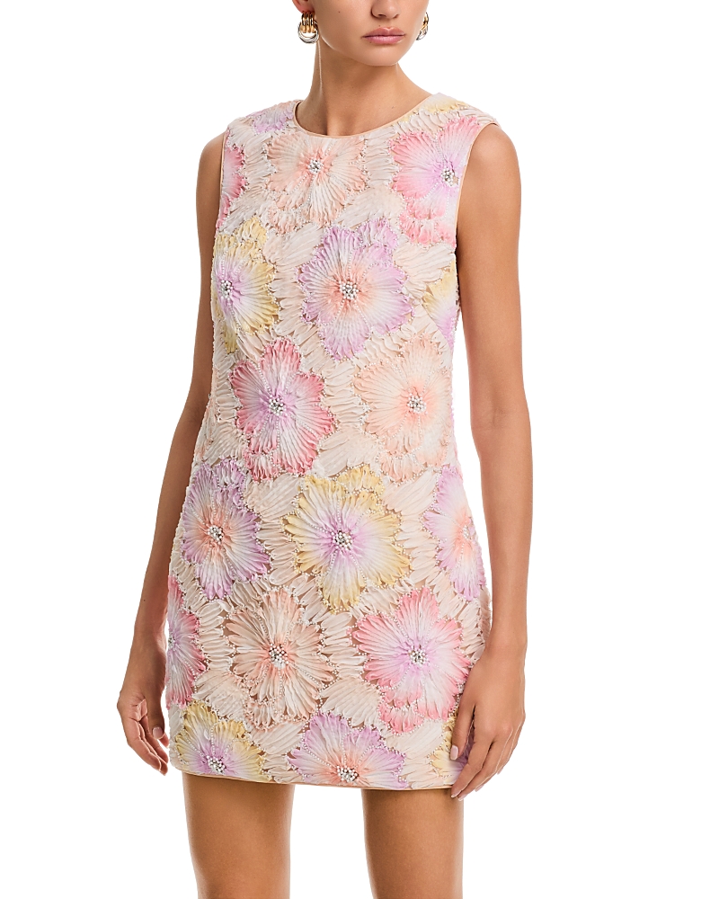 Milly Ivette Floral Embroidered Dress