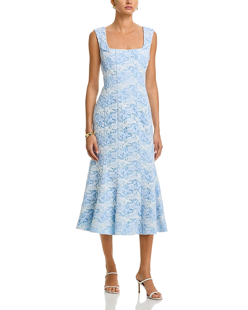 Milly Meg Butterfly Lace Midi Dress