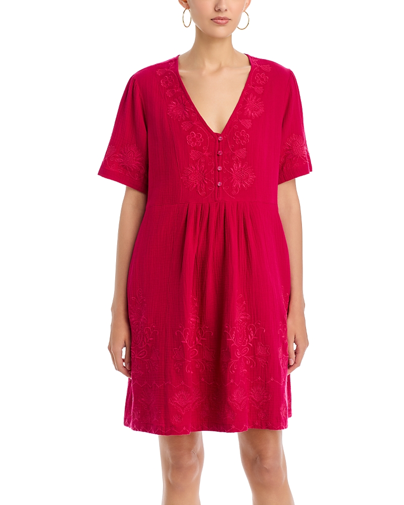 Johnny Was Emilia Pleat Front Dress