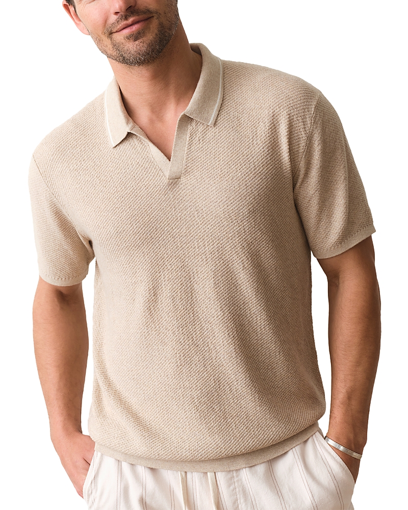 Marine Layer Greyson Sweater Polo Shirt