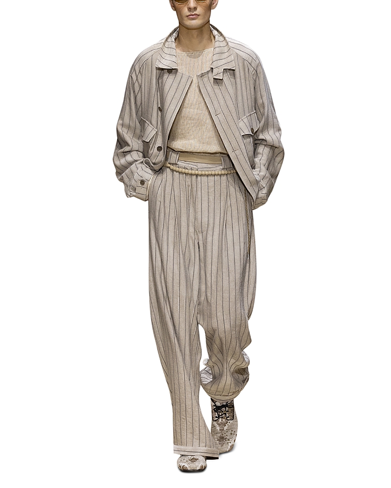 Emporio Armani Striped Trousers