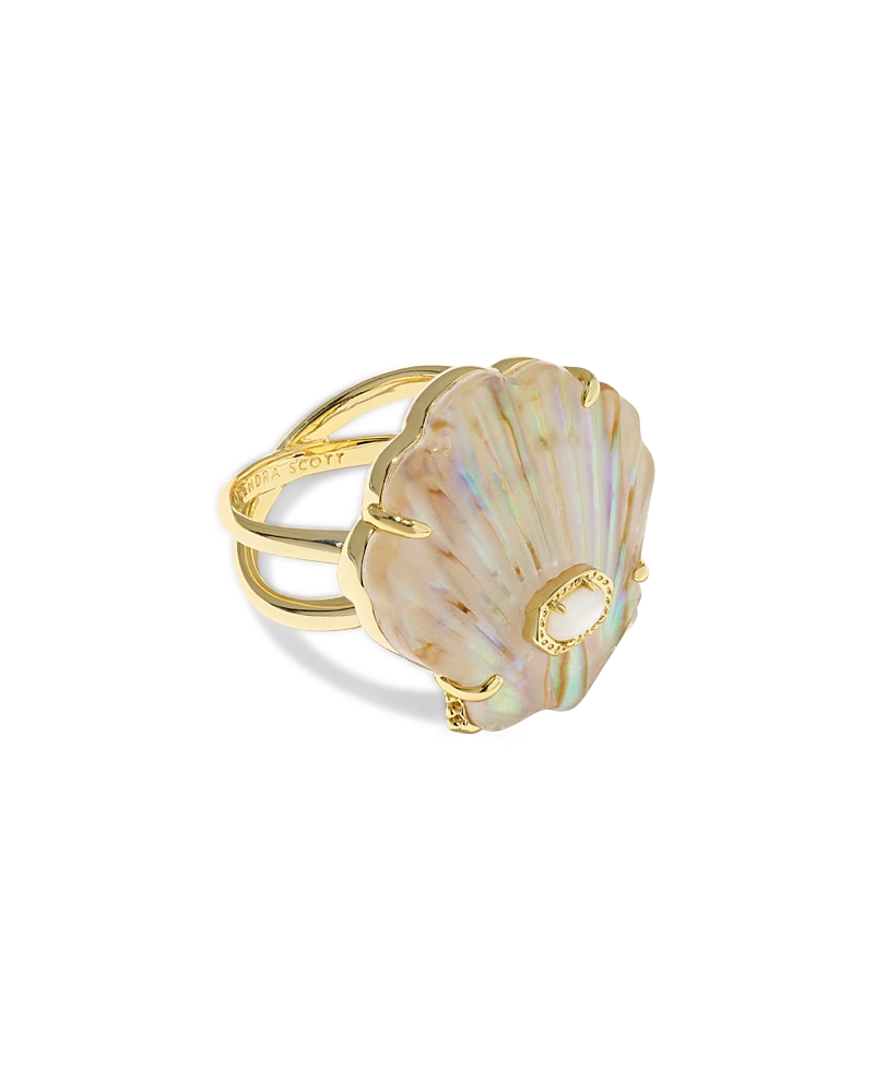 Kendra Scott Lucia Iridescent Abalone Shell Cocktail Ring