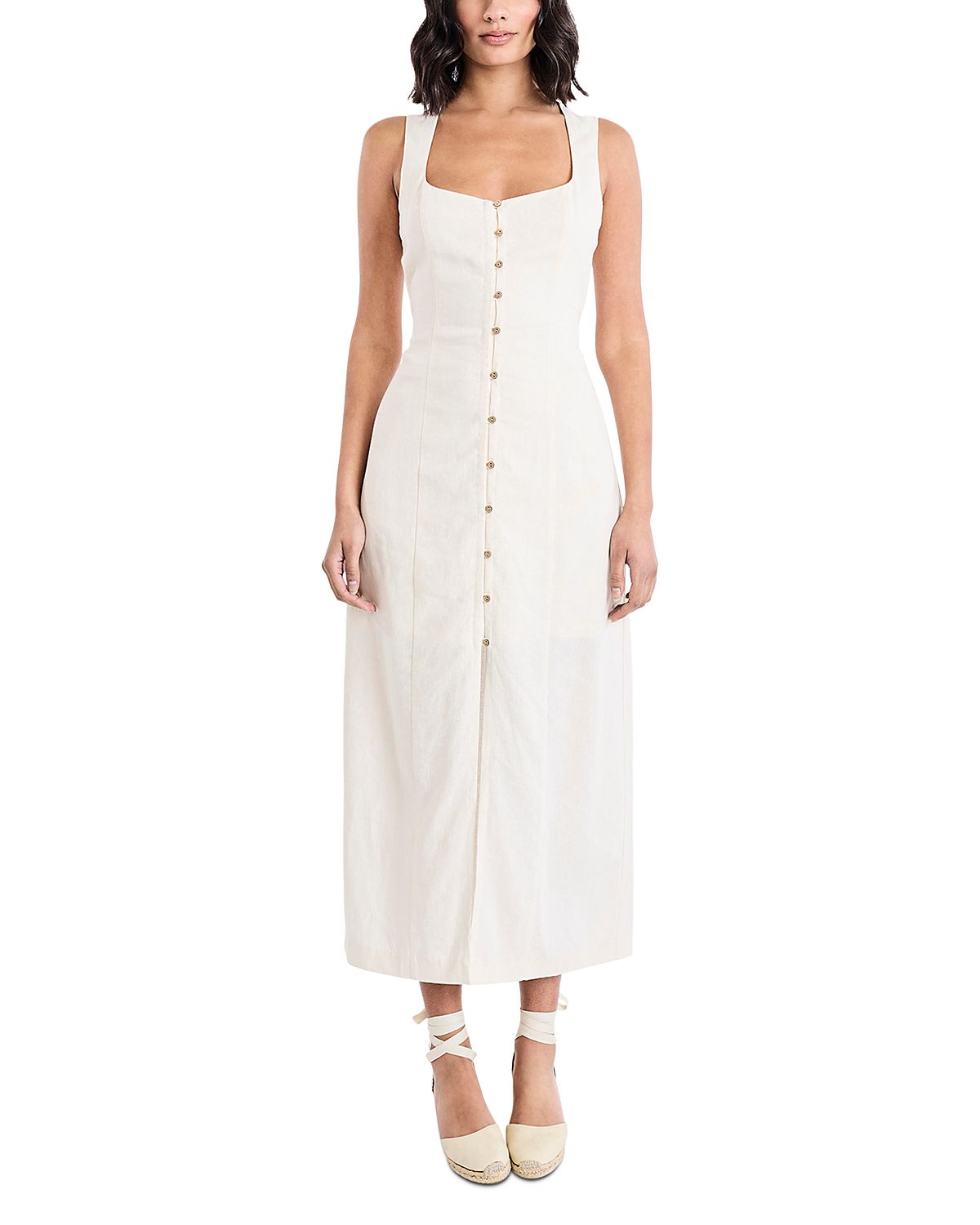 The Good Journey Scoop Neck Shirtdress