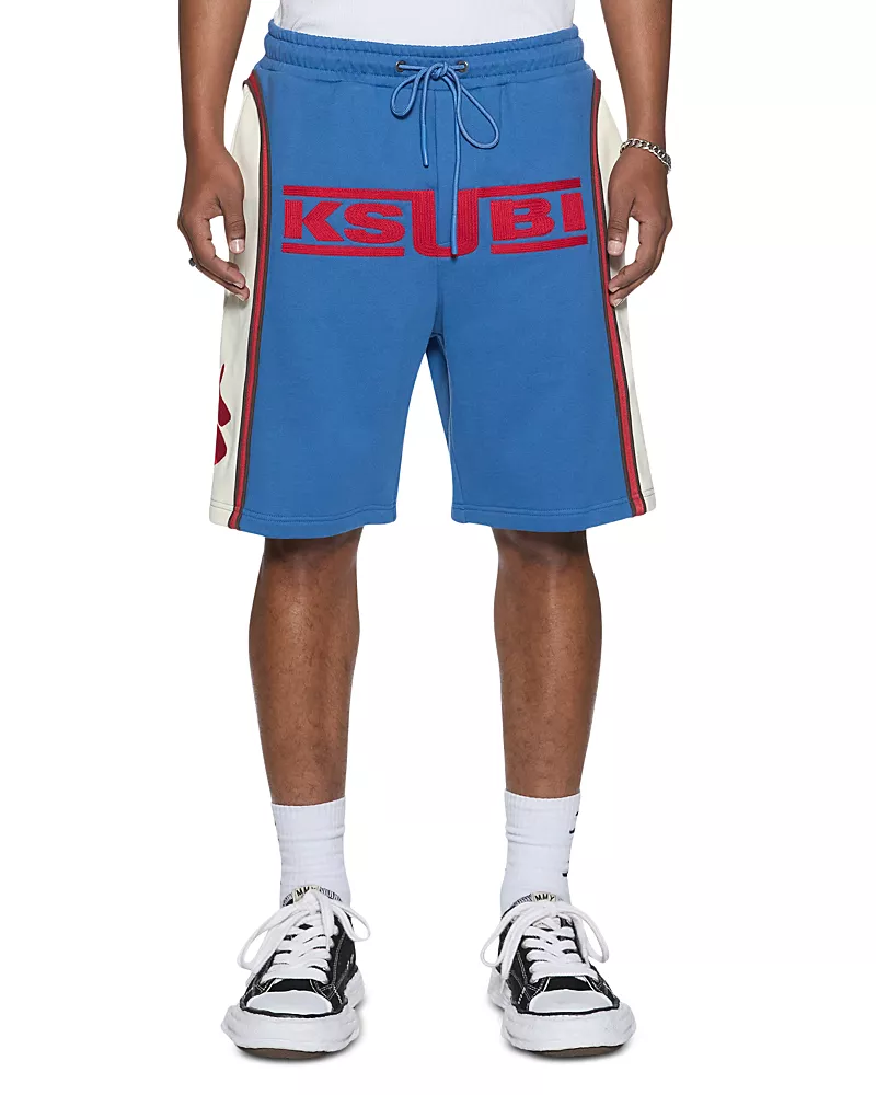Ksubi Zoom Trak 32.3 Logo Drawstring Shorts
