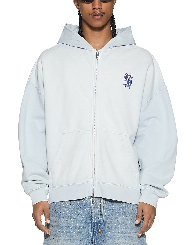 Ksubi Effect Ekcess Zip Logo Graphic Hoodie