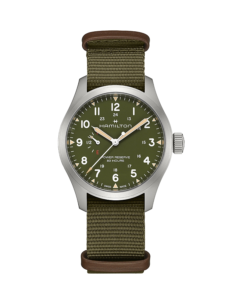 Hamilton Khaki Field Power Reserve Mechanical Watch, 40mm