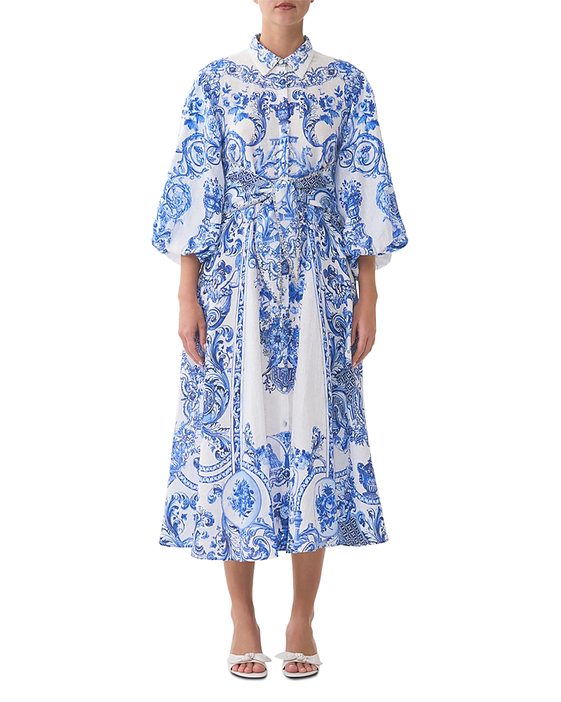Camilla Waist Tie Shirt Dress