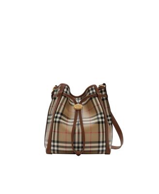  Small Check Bucket Bag