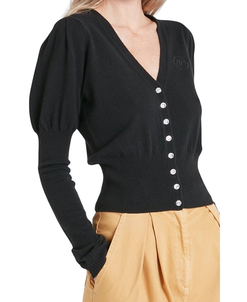 Temperley London Women's Tonal T-Logo Cardigan