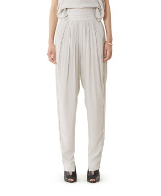  Draped Charmeuse Pants