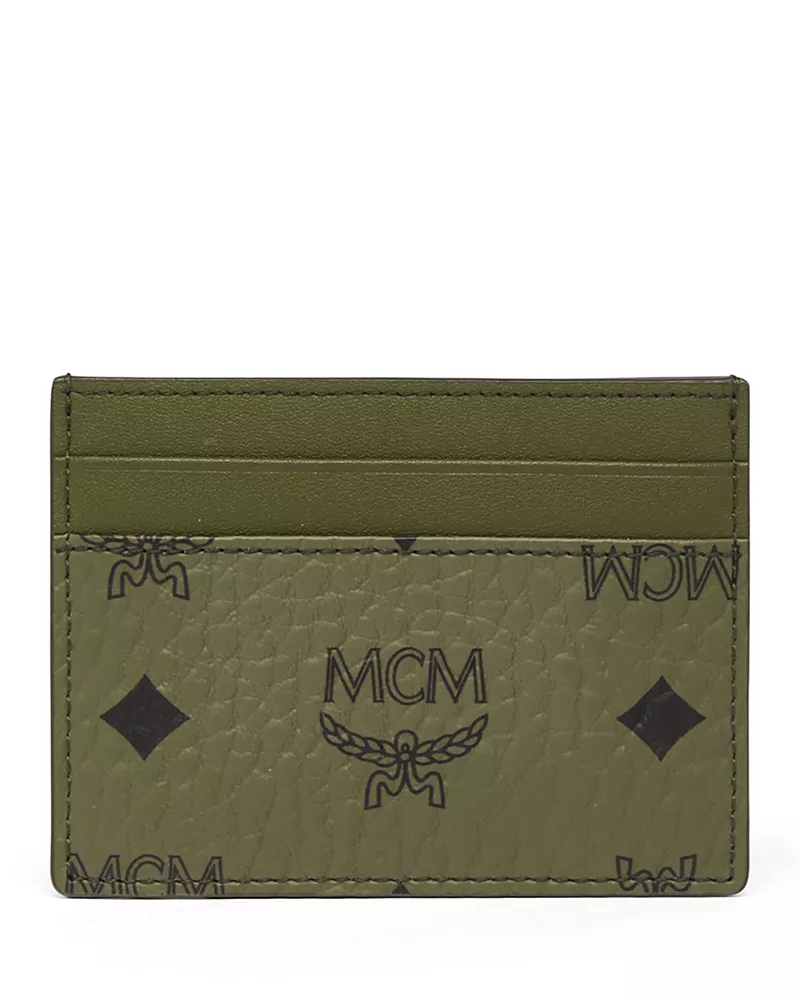 Mcm Aren Visetos Logo Card Case