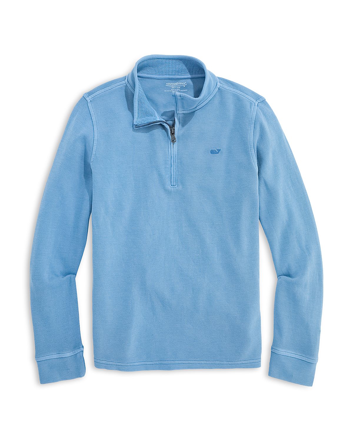 Vineyard Vines Boys' Coastline Garment Dyed Quarter Zip Sweatshirt - Big Kid