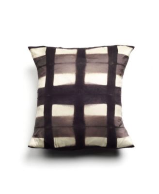  Melo Handcrafted Shibori Print Mulberry Silk Pillow, Cover Only, 20" x 20