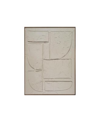 Kako Framed Art with Natural Brown Frame Finish