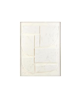 Kako Framed Art with Matte Cream Frame Finish