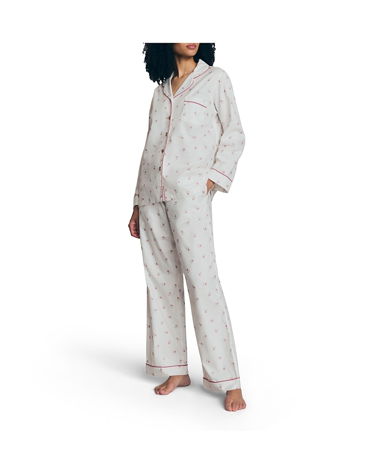 Piglet in Bed Posy Bud Cotton Trouser Set