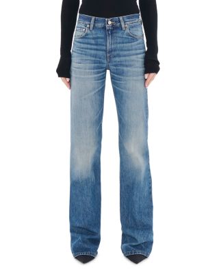 Flora Mid Rise Jeans in Blue Ryder