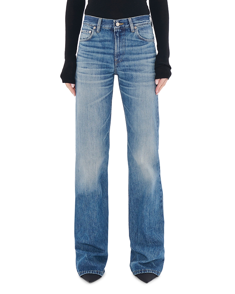 Haikure Flora Mid Rise Jeans in Blue Ryder
