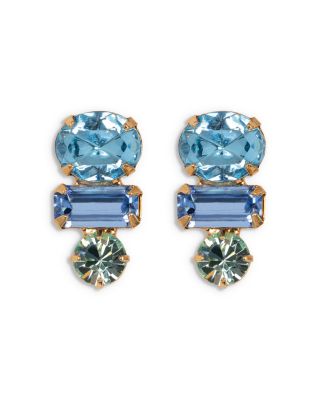 Patricia Triple Stone Drop Earrings