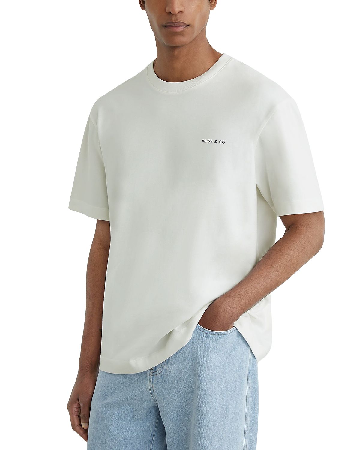 Reiss Splash Graphic T-Shirt