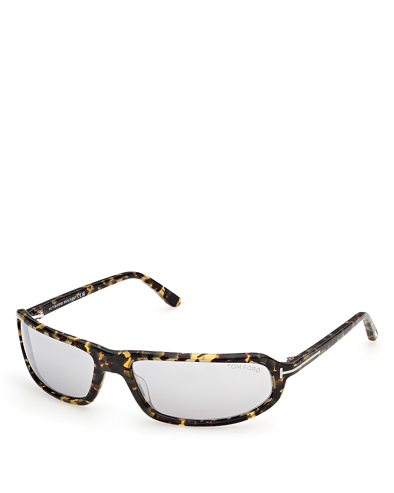 Tom Ford Rectangular Sunglasses, 64mm
