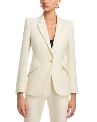 Single Breasted Fine Wool Blazer