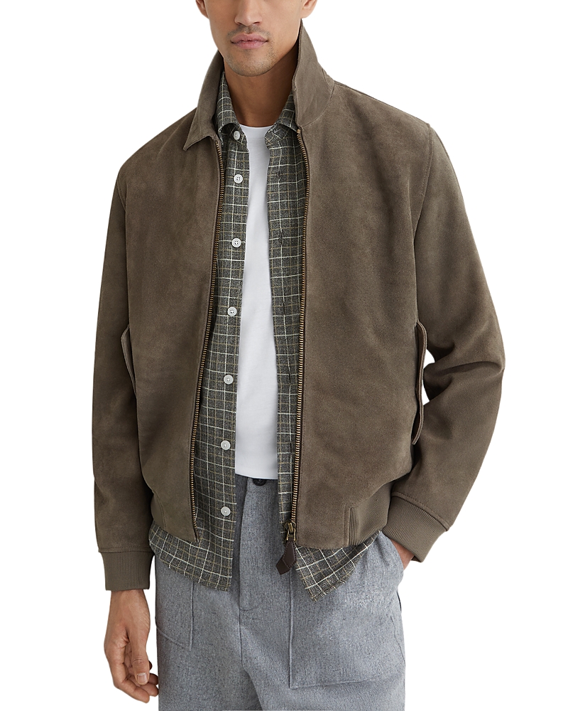 Reiss Sainsie Olive Green Jacket
